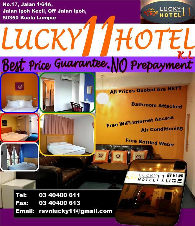 Lucky 11 Hotel Kuala Lumpur Exterior photo